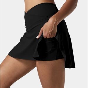 Halara Everyday Cloudful Air Fabric Crossover 2-in-1 Side Pocket Tennis Skirt